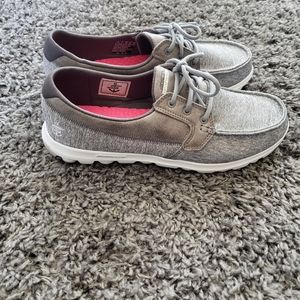 Skechers On The Go Goga Mat Technology Women's Boat Shoes 13838 Size 10 Grey